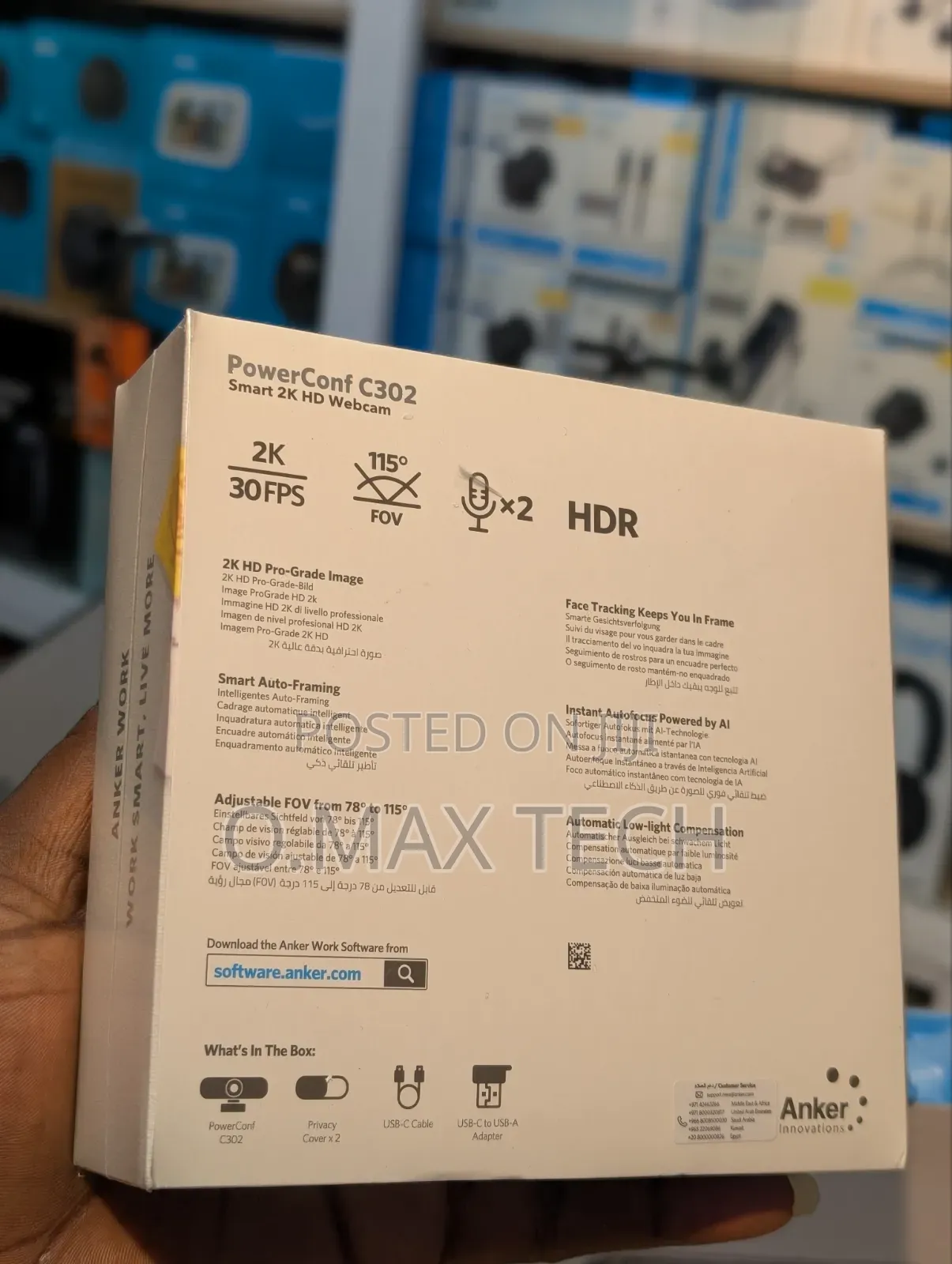 Anker PowerConf C302 Webcam