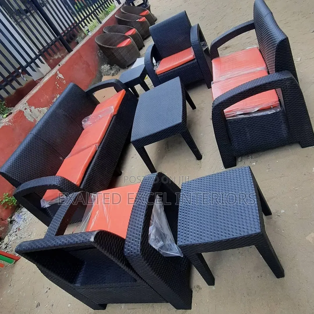 Elegant 7 Seater Rattan Sofa Set