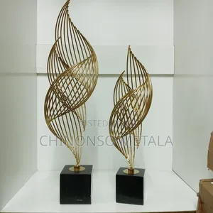Quality Abstract UK Metal and Marble Decor