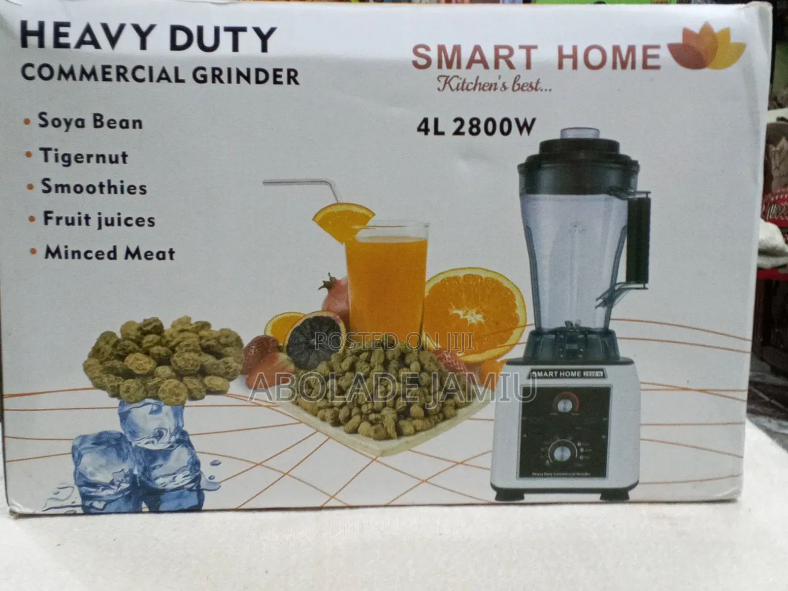 Smart Home 2800W 100% Pure Copper Commercial Grinder/ Blender