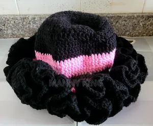 Luxury Crochet Ruffle Hat