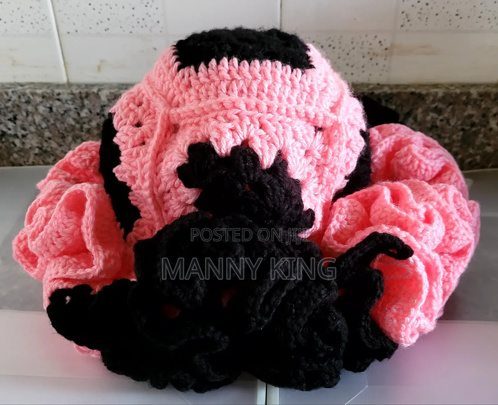 Luxury Crochet Ruffle Hat