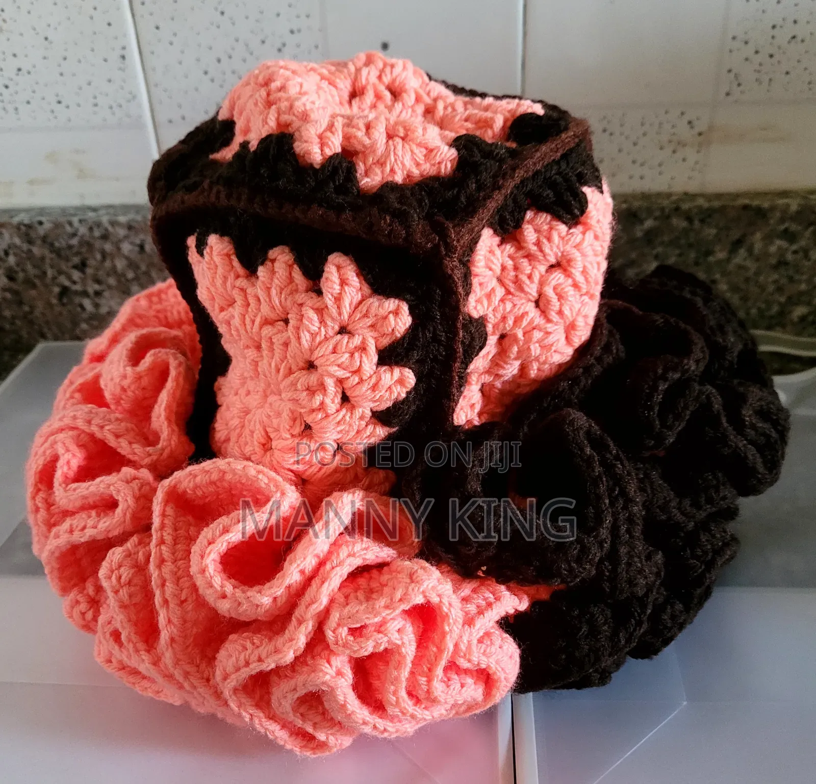 Luxury Crochet Ruffle Hat