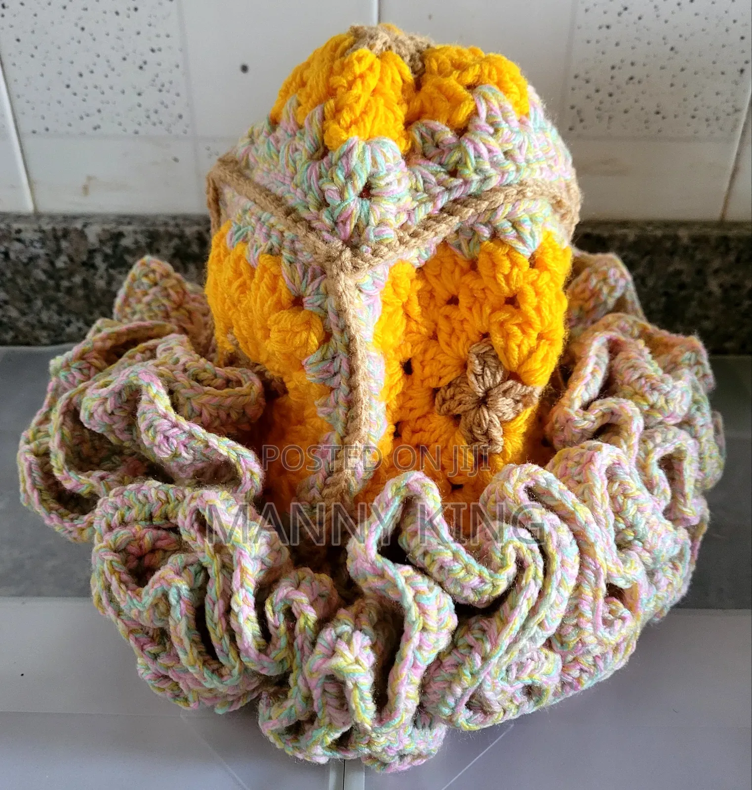 Luxury Crochet Ruffle Hat
