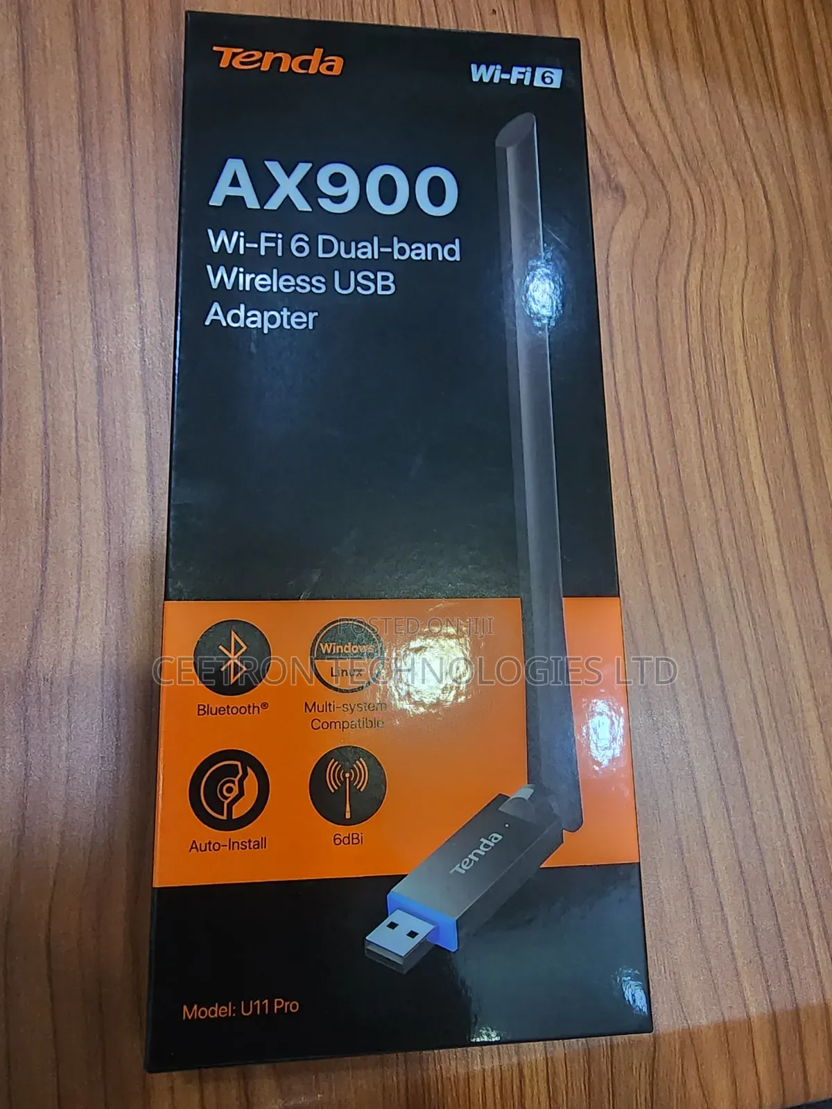 Tenda U11 Pro Ax900 Wifi 6 Wireless USB Adapter