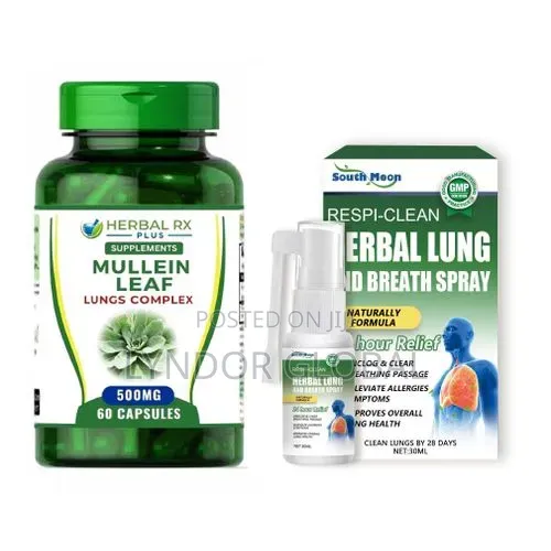 Mullein Leaf Lungs Complex Herbal Lung and Breath Spray