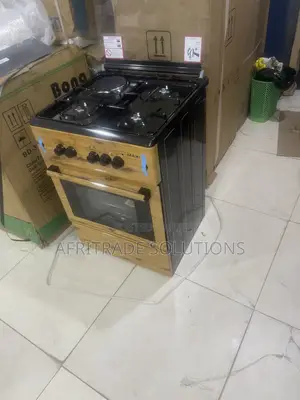 Maxi 6060 Gas Cooker – 3 Burners, 1 Hot Plate