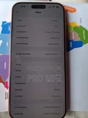 Apple iPhone 17 Pro Max 256 GB Orange