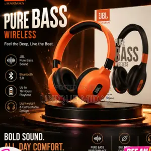 JBL TUNE Wireless Headset – Orange Black