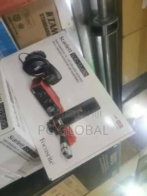 Scarlett Focusrite Complete Studio Soundcard Mic and Headphones