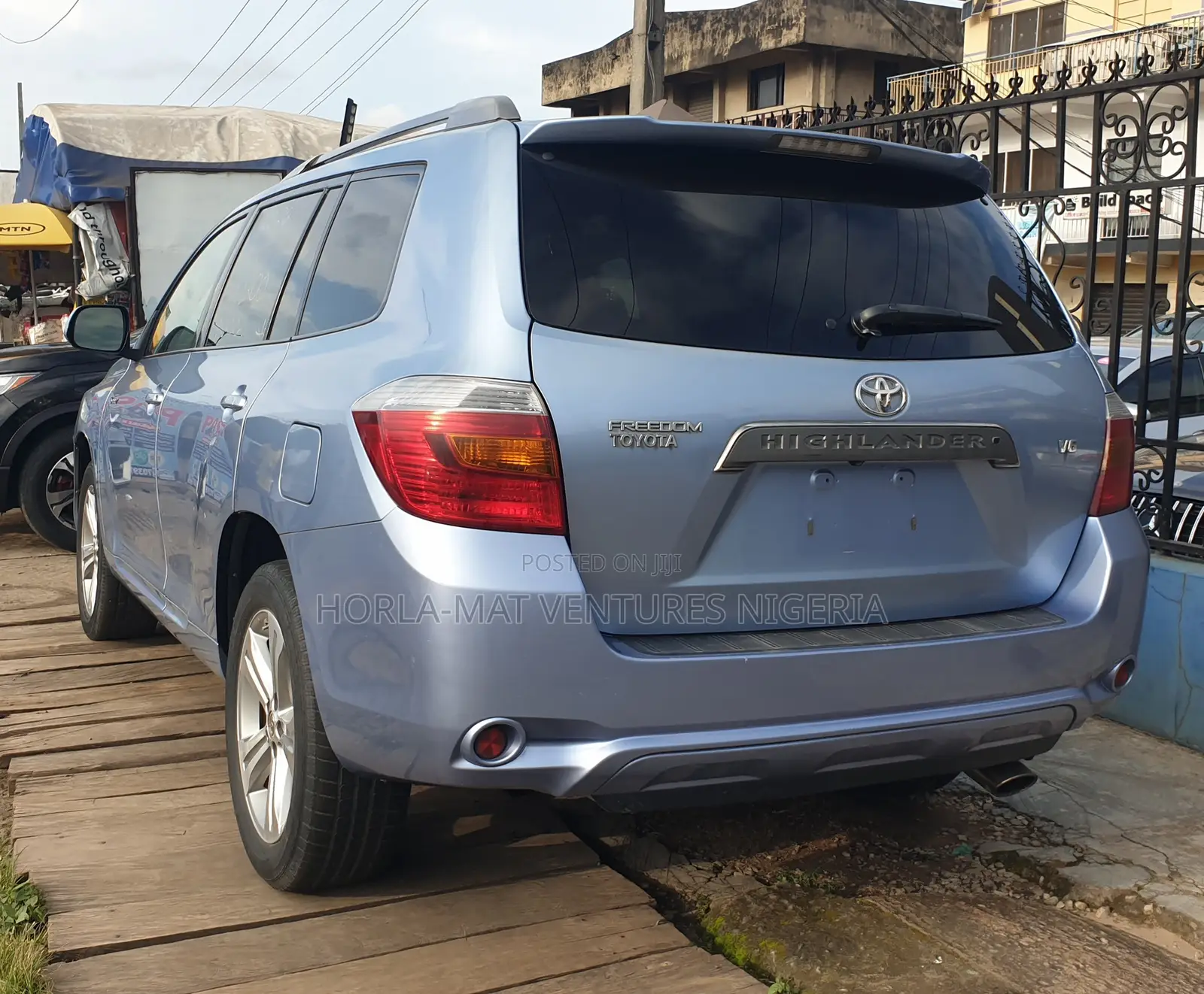 Toyota Highlander V6 2007 Blue