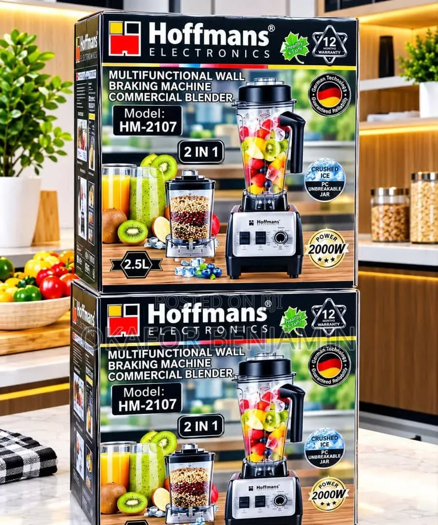 High Quality Hoffman's Commercial Blender 2in1