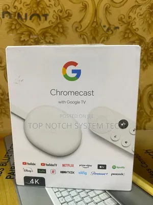 Google Chromecast With Google TV 4k+voice Remote Control -White