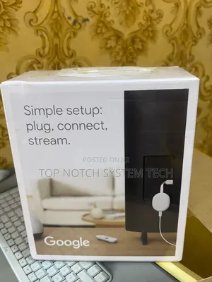 Google Chromecast With Google TV 4k+voice Remote Control -White