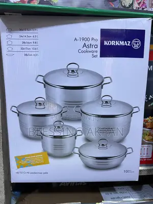 Stainless Steel Pot Set - 5 Pots
