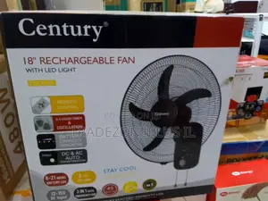 Century Battery Rechargeable Fan With LED