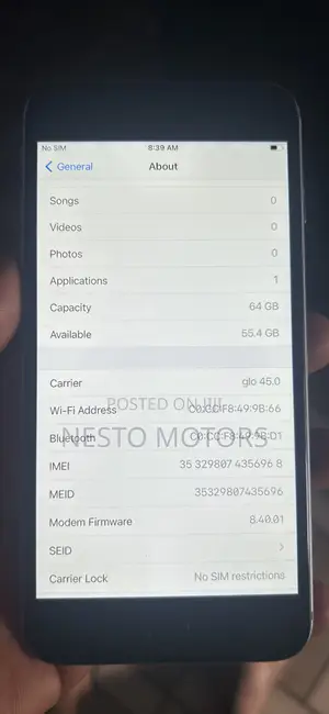 Apple iPhone 6s Plus 64 GB Silver