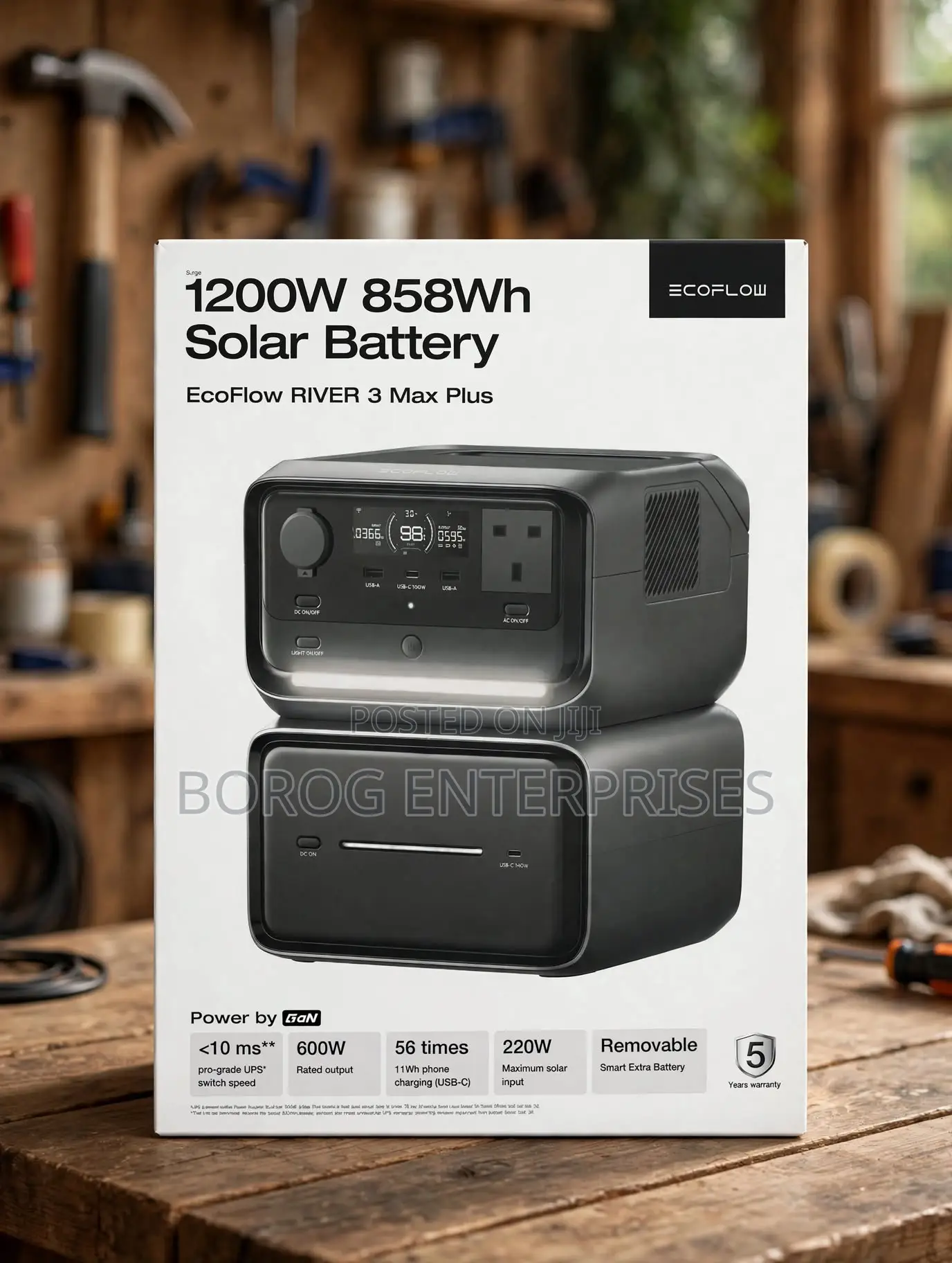 Ecoflow River 3 Max Plus 1200w Power Station