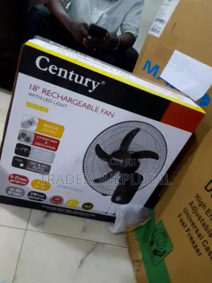 Century Rechargeable Fan With Power Backup