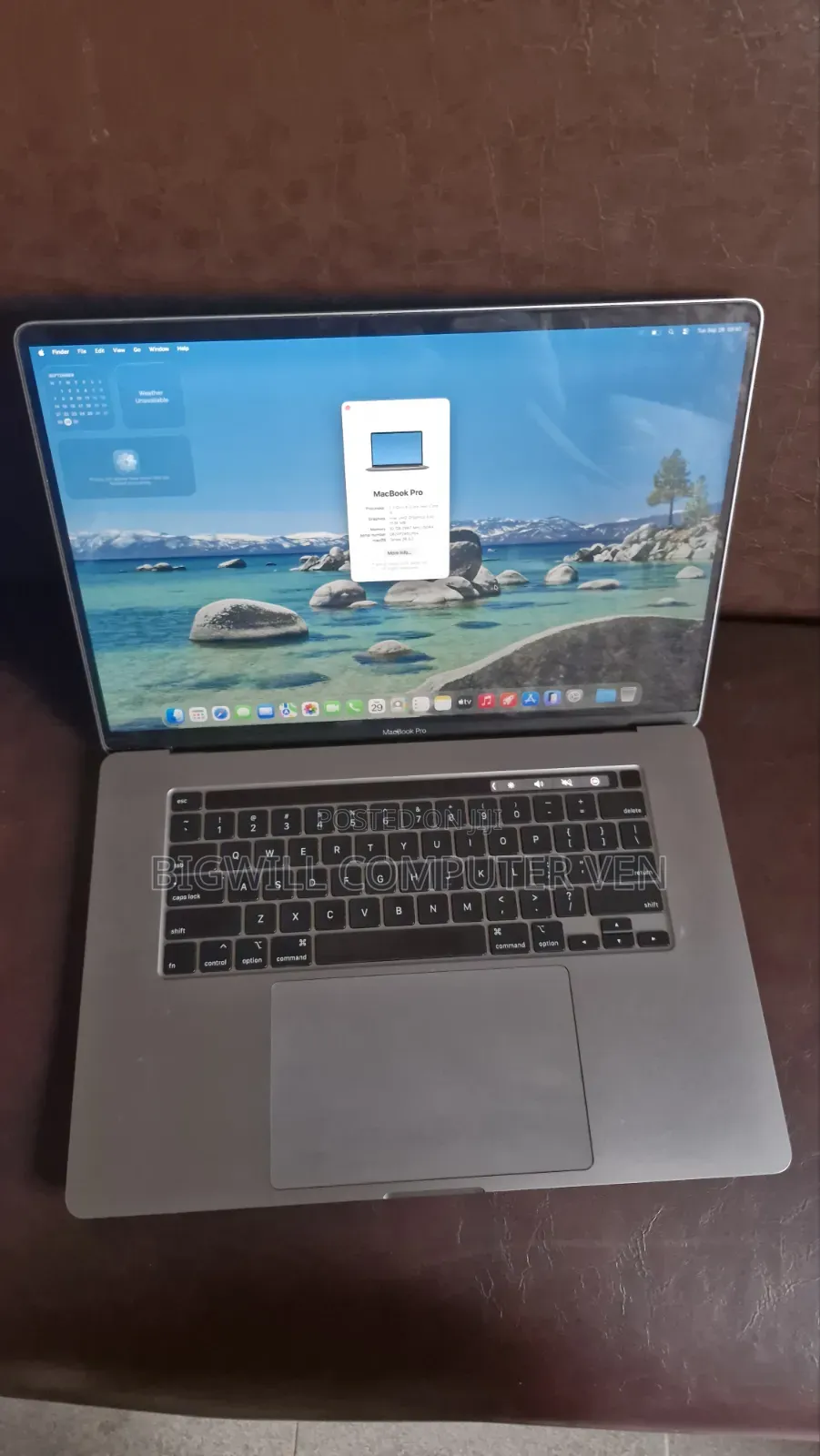 Laptop Apple MacBook Pro 2019 32GB Intel Core i9 SSD 1T
