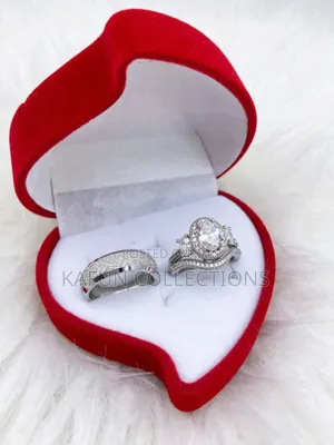 Highly Durable Sterling Silver and Steel Couple's Ring Set