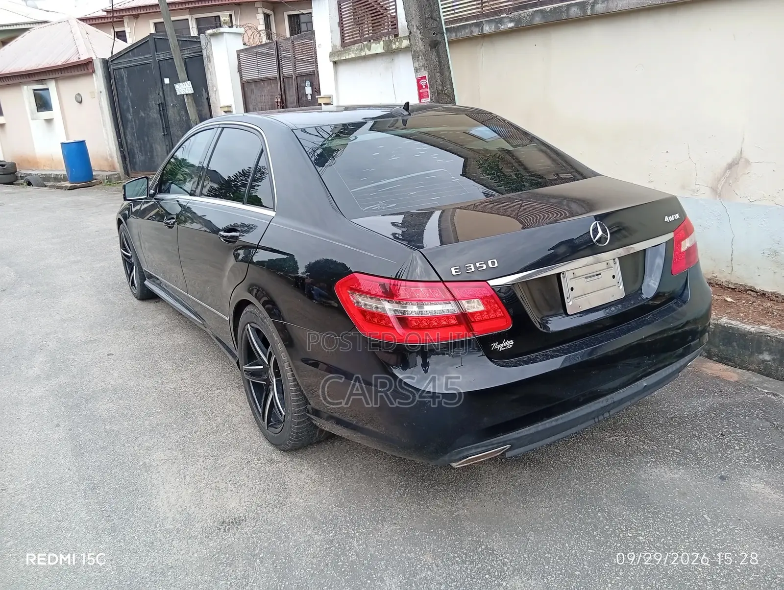 Mercedes-Benz E350 2010 Black