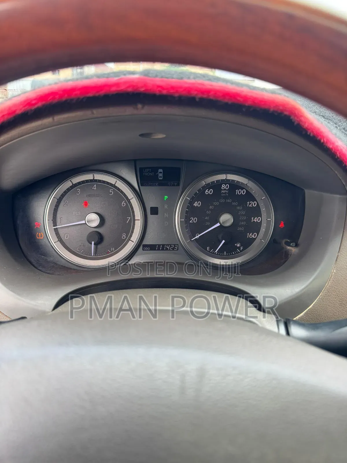 Lexus ES 2012 Red