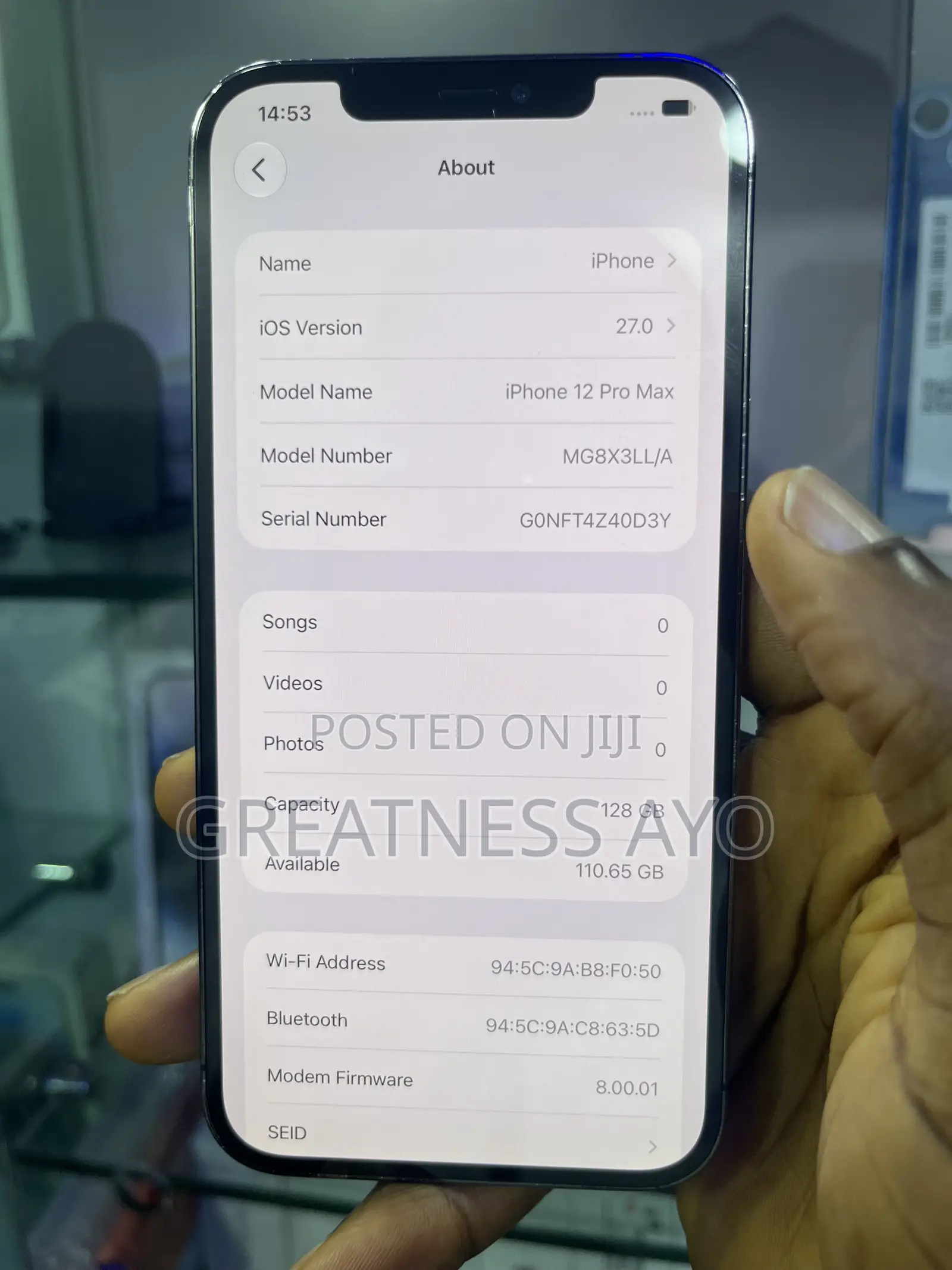 Apple iPhone 12 Pro Max 128 GB Black