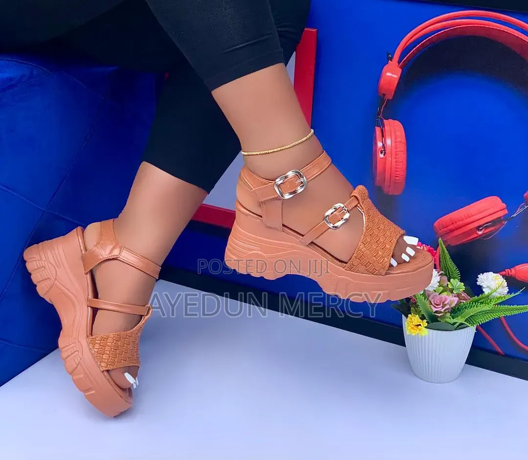 High Wedge Sandals