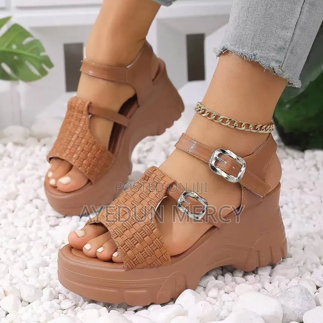 High Wedge Sandals