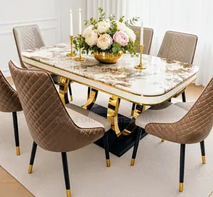 Royal Marble Dining Table Set