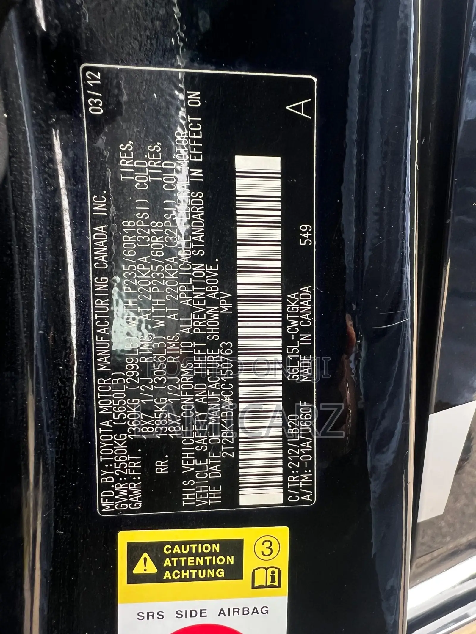 Lexus RX 2012 Black