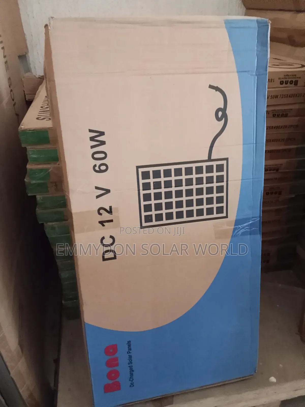 BONA Solar Panel Mono DC 60w 12v
