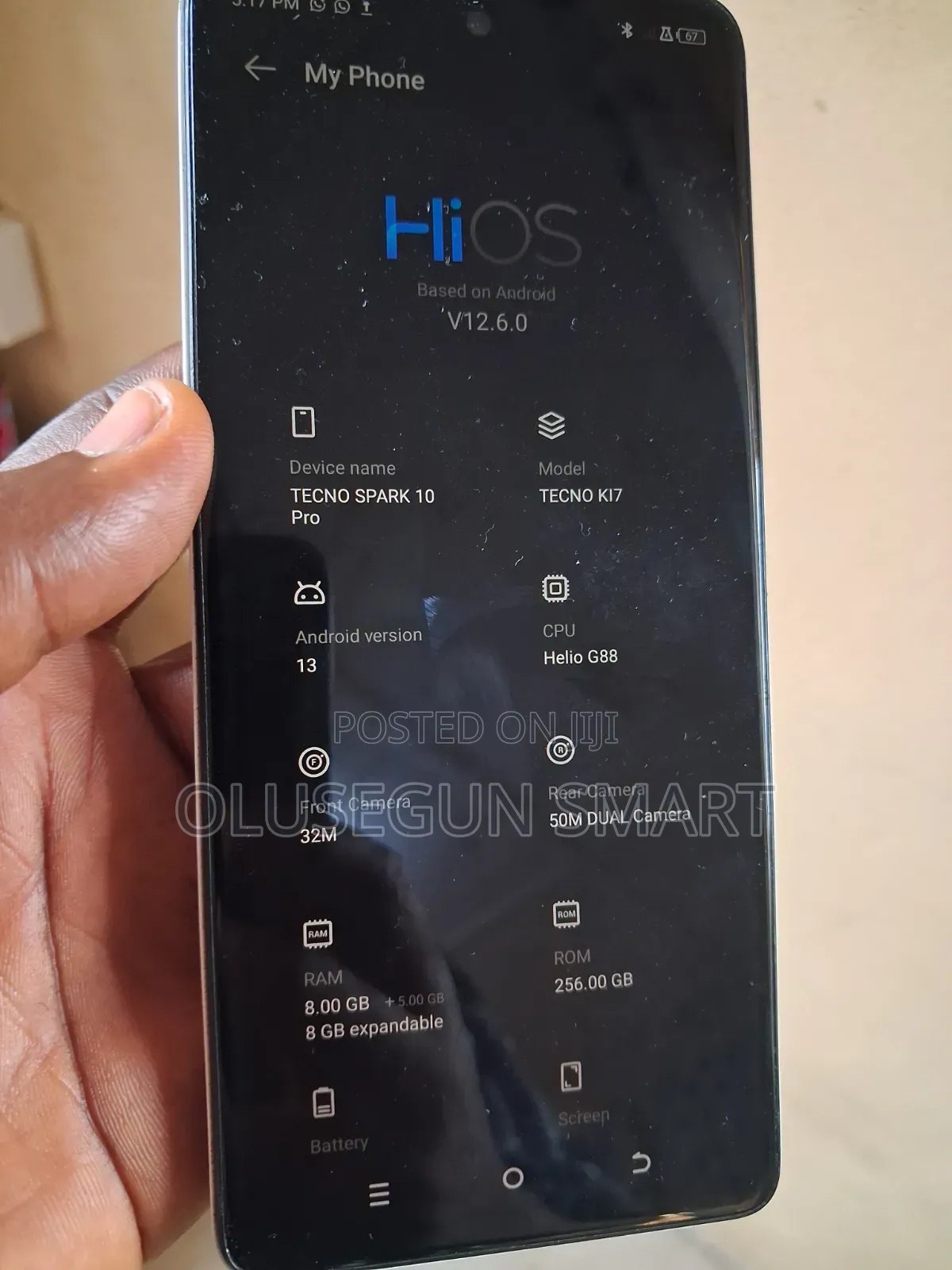 Tecno Spark 10 Pro 256 GB White