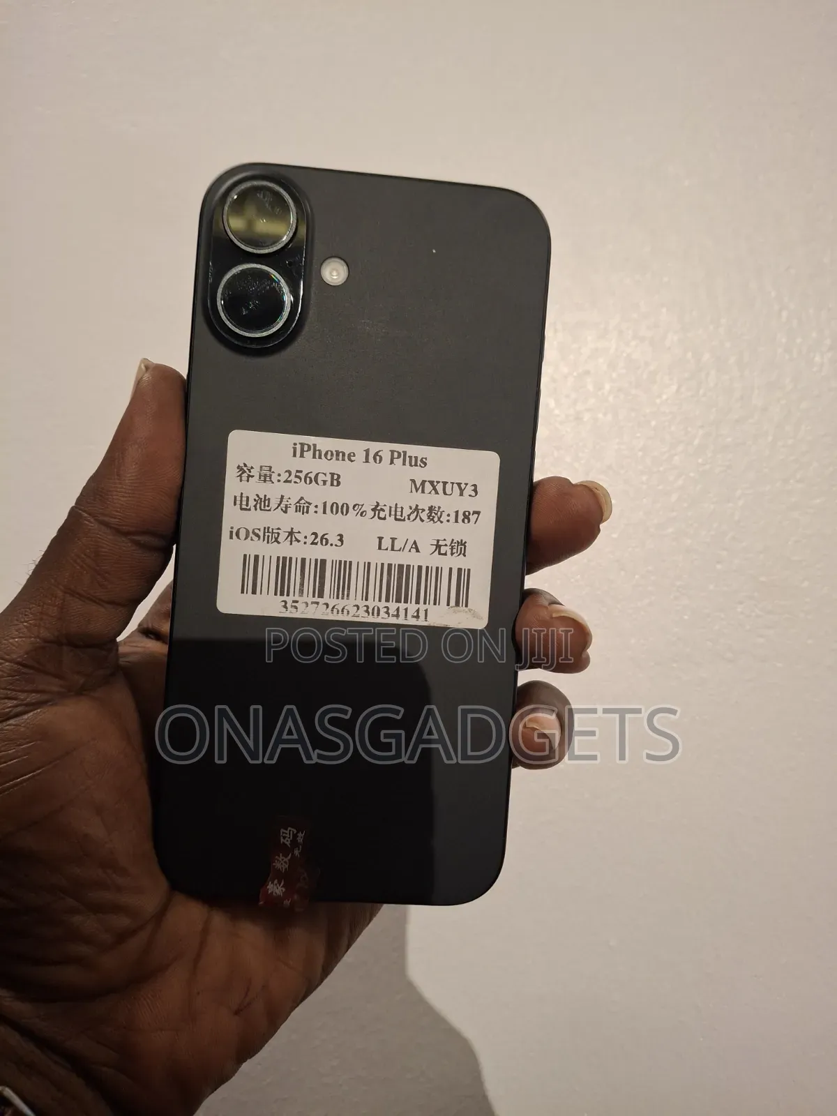 Apple iPhone 16 Plus 128 GB Black
