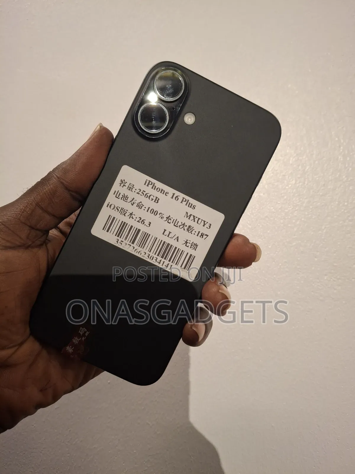 Apple iPhone 16 Plus 128 GB Black