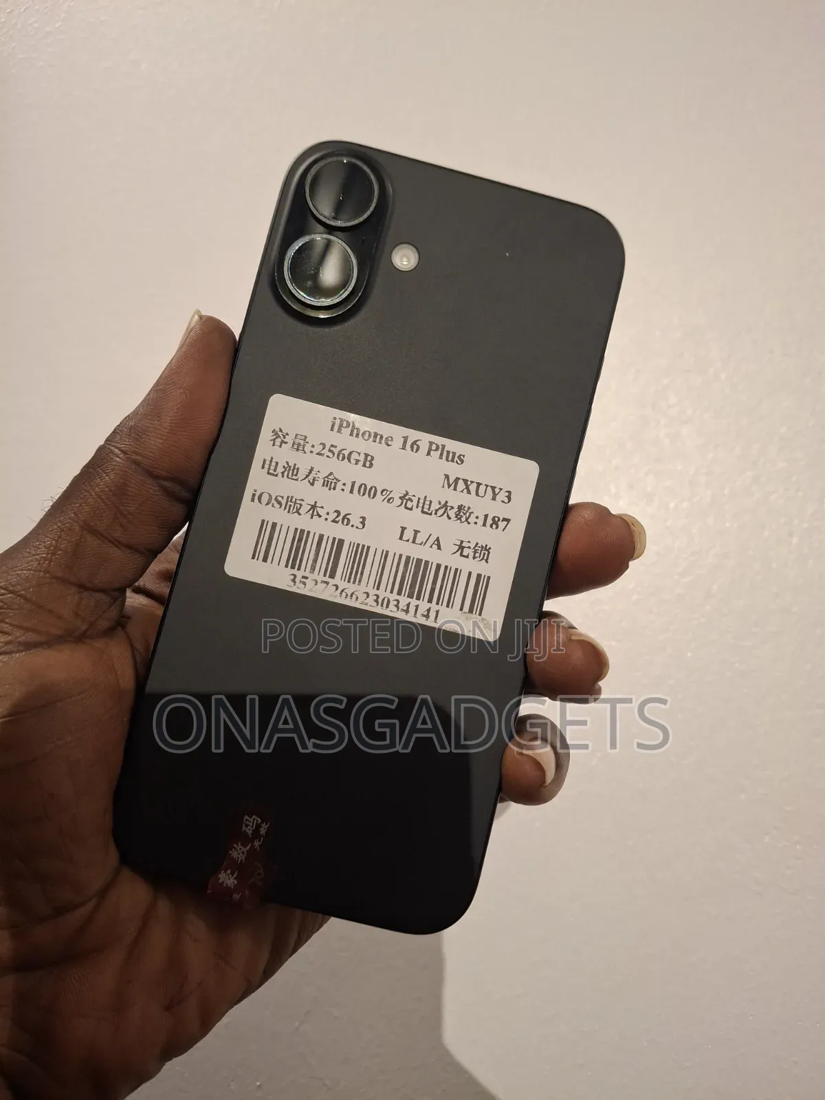 Apple iPhone 16 Plus 128 GB Black