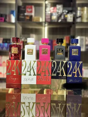 24k Eau De Parfum 100ml Rough ,White, Pure Pink, Pour Homme Bleu Nuit