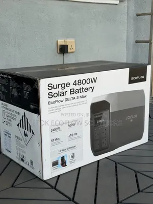 Ecoflow Delta 3 Max 2.4kVA (2,400W) 2kwh Solar Gen Power Station