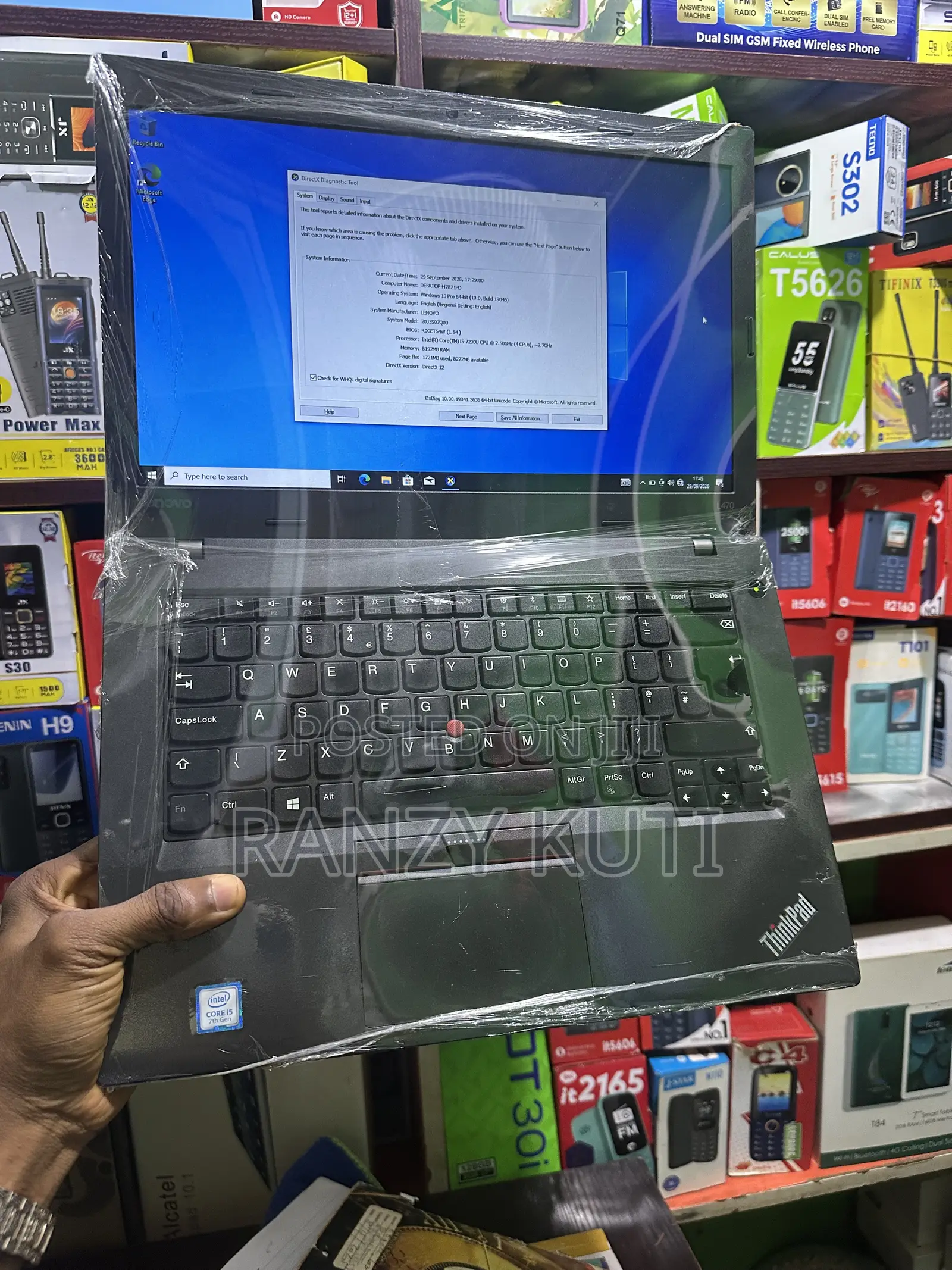 Laptop Lenovo ThinkPad L470 8GB Intel Core i5 SSD 256GB