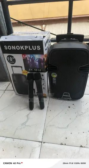 Brand New SONOKPLUS SK-1010 10-Inch Portable Trolley Speaker System!