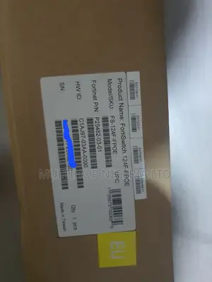 Fortinet FS-124F-FPOE, 24-Port PoE+ Switch, 4x 10GbE SFP+, 370W PoE