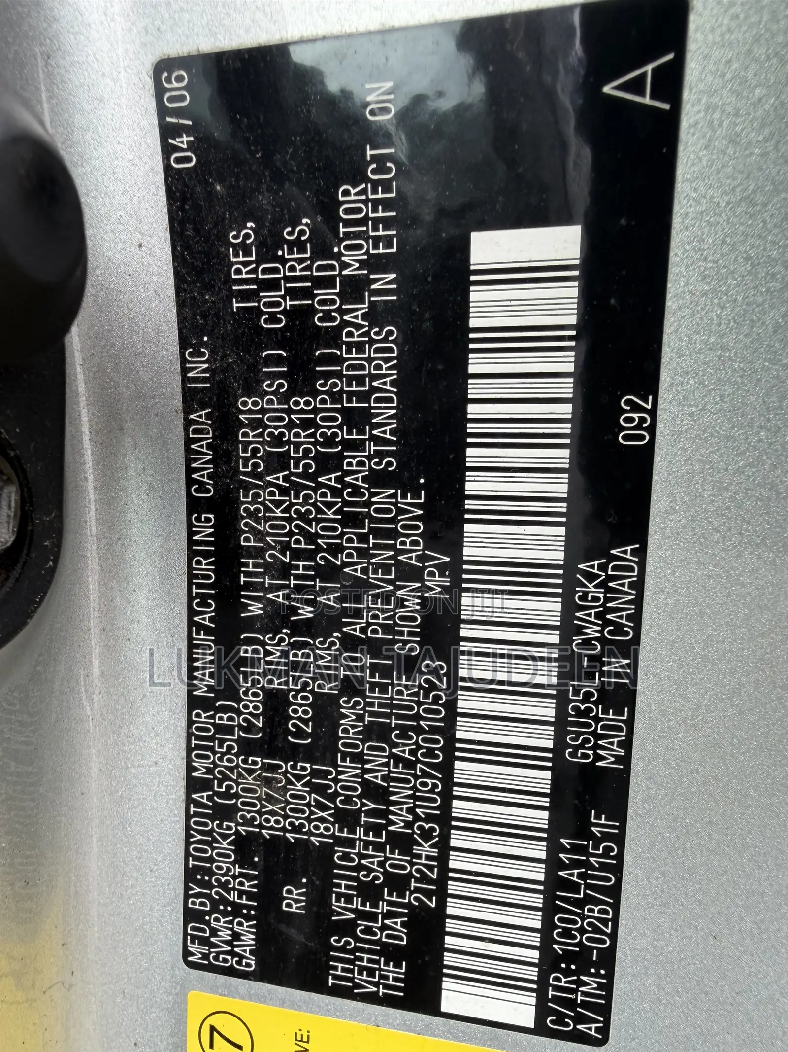 Lexus RX 350 2007 Silver