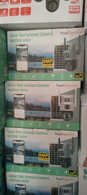 4G UBOX Dual Lens Solar PTZ Security Camera
