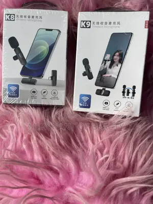 K8 K9 Wireless Lavalier Microphone for Phone Clear Audio for Vlogging