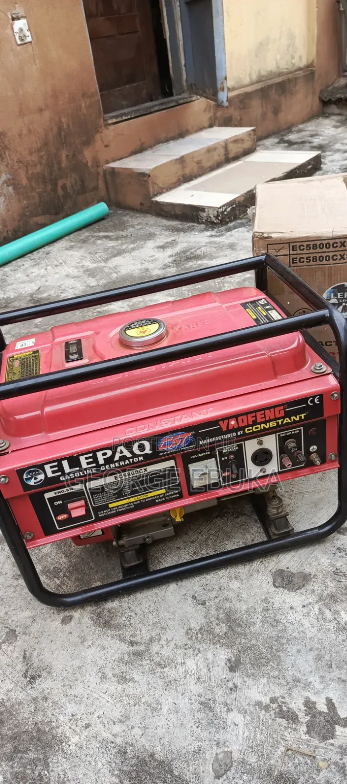 Elepaq Constant EC5800CX 3.5KVA Generator – 100% Copper.