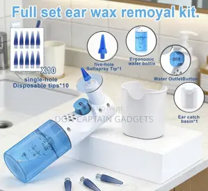 Ear Wax Removal, Manual Ear Irrigation Flushing System