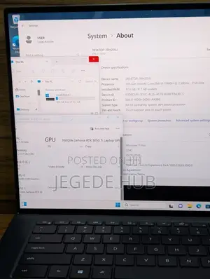 Laptop Dell XPS 15 9510 32GB Intel Core i9 SSD 1T