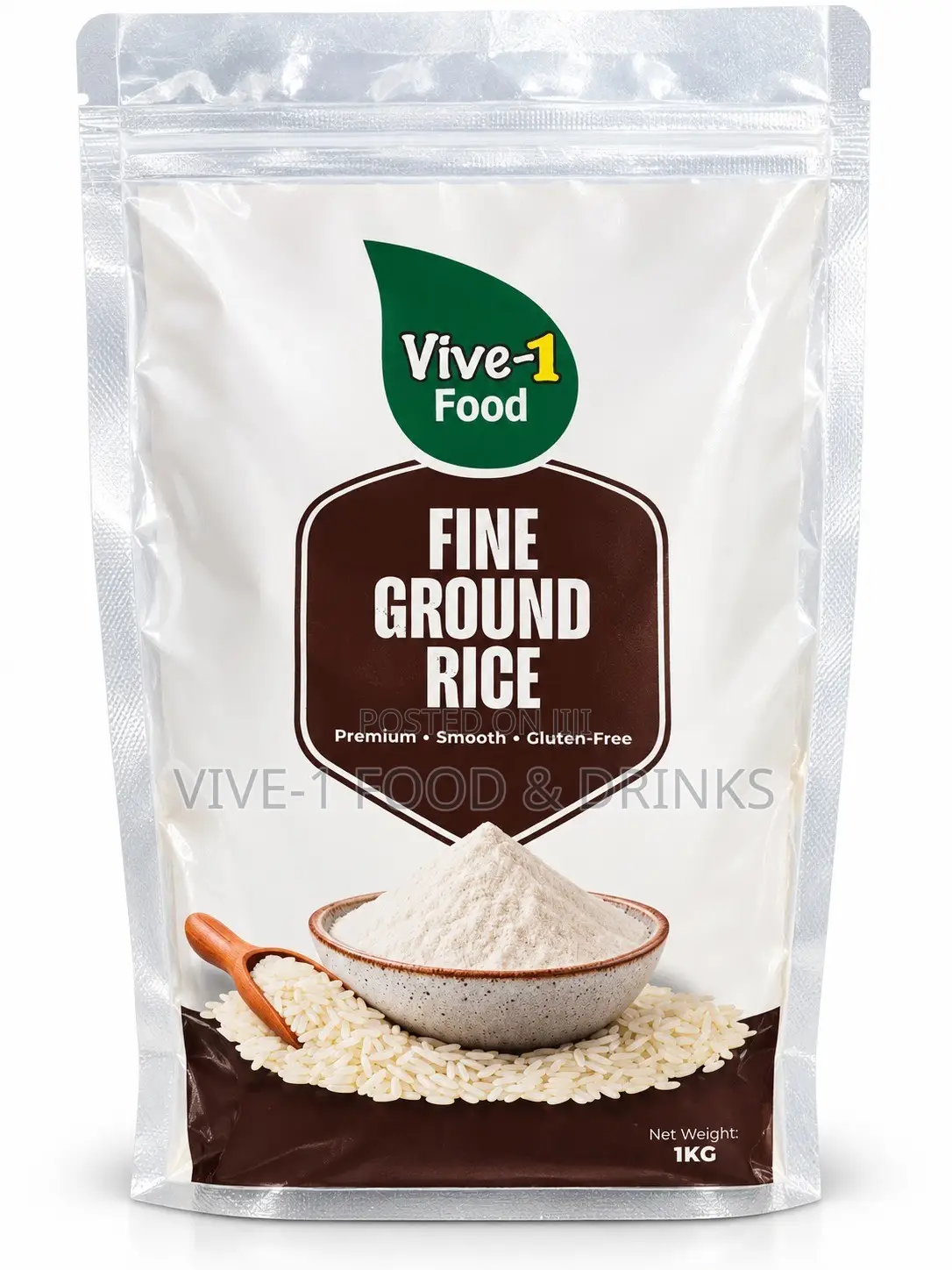 Vive-1 Fine Ground Rice 1kg