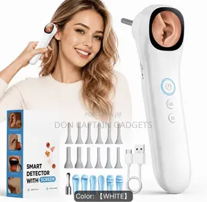 4-in-1 HD Visible Earwax Cleaning Tool, Screen-Equipped Ear Cleaner